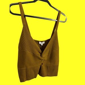 Brand new brown tank with tags